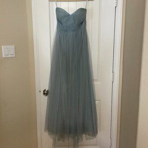 Jenny Yoo BHLDN Bridesmaid Annabelle Convertible Maxi Dress (Ciel Blue)